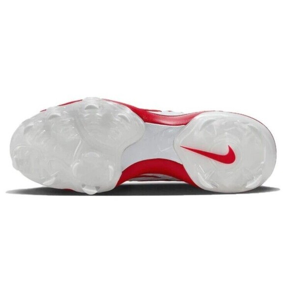 Size 7.5 Nike Alpha Huarache NXT MCS Baseball Cleats White Red DJ6519-104 Men's - Picture 5 of 5